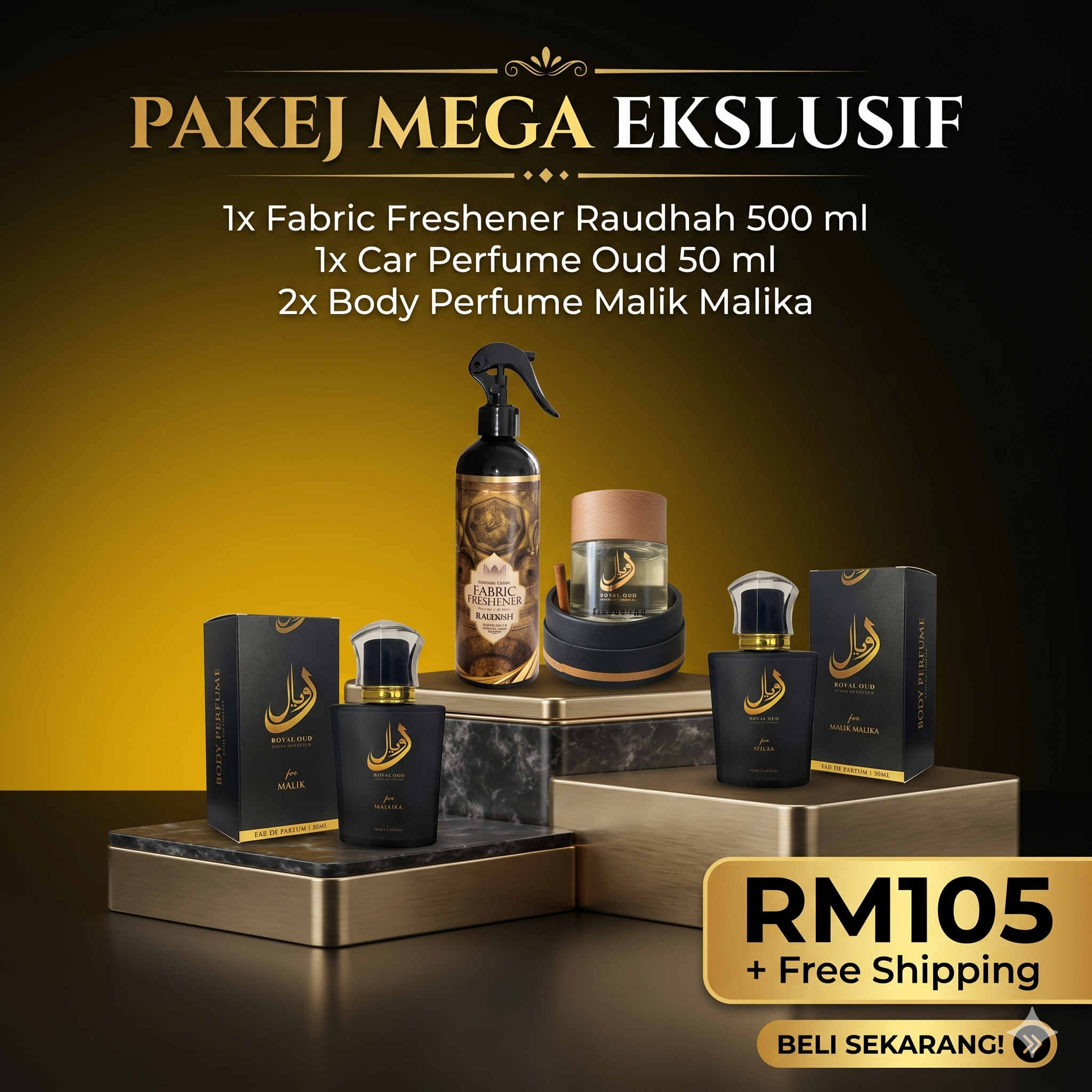 Royal Oud - Perfume Oud Premium Facebook ad