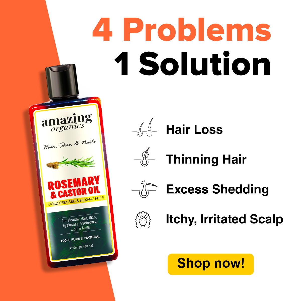 Amazing Organics Australia Facebook ad