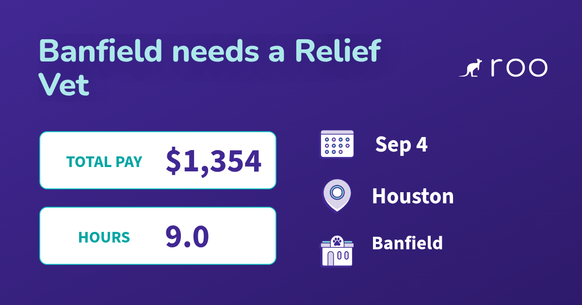 Roo Facebook ad: Banfield needs a Relief Vet