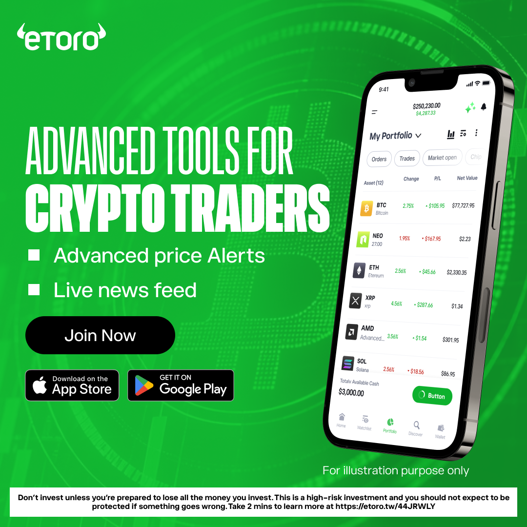 eToro Facebook ad