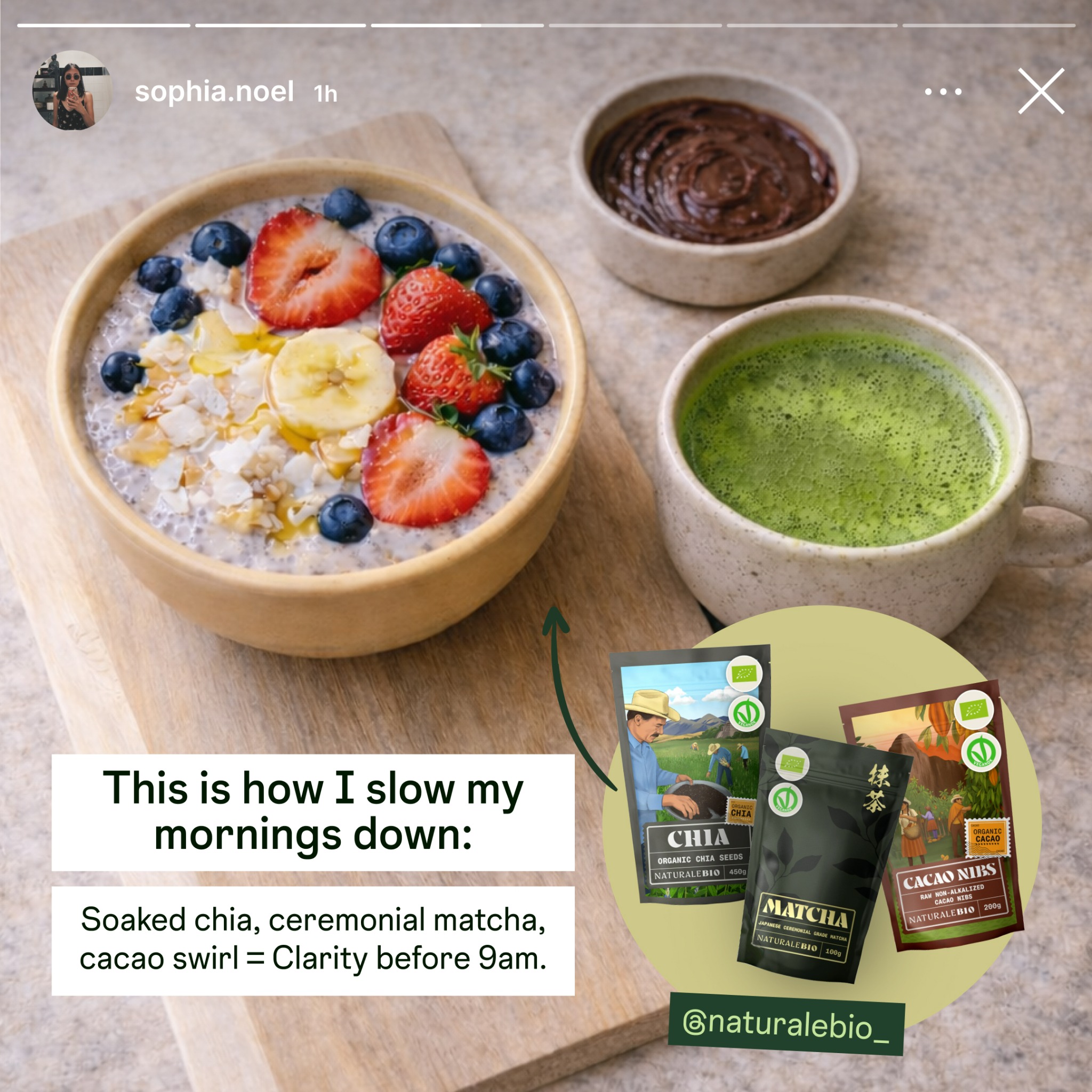 NaturaleBio UK Facebook ad