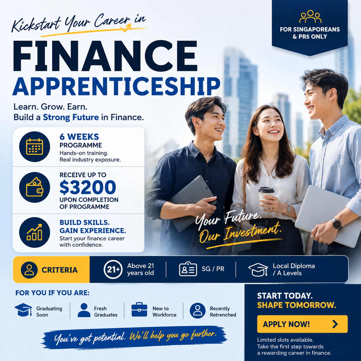 Nucleus Financial Facebook ad: Not sure what’s next after graduation or your…