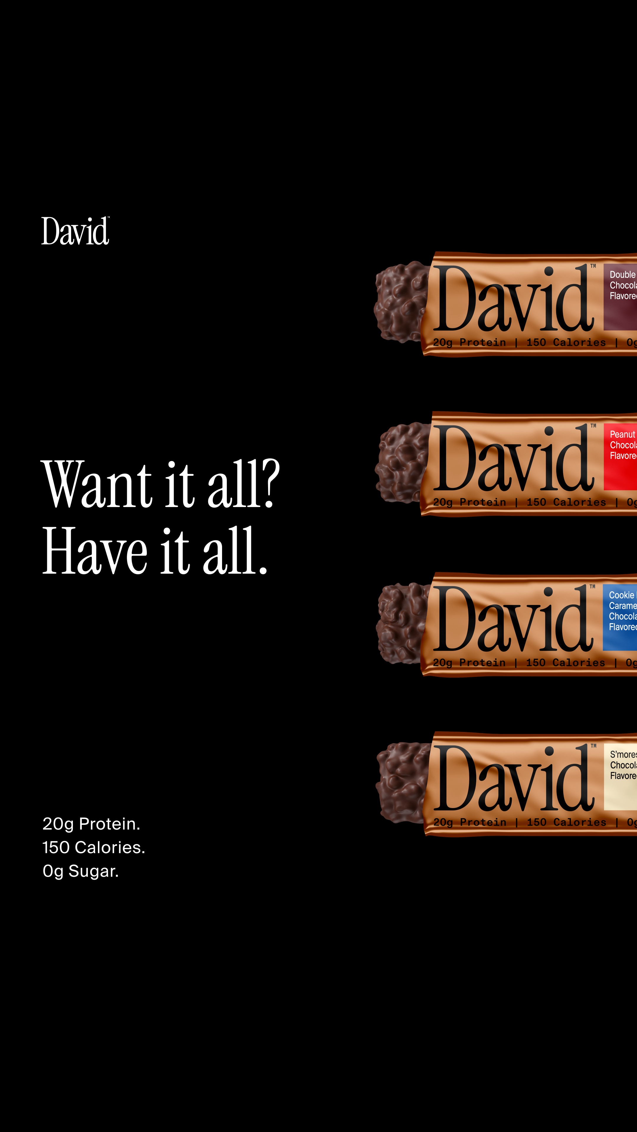 David Protein Facebook ad
