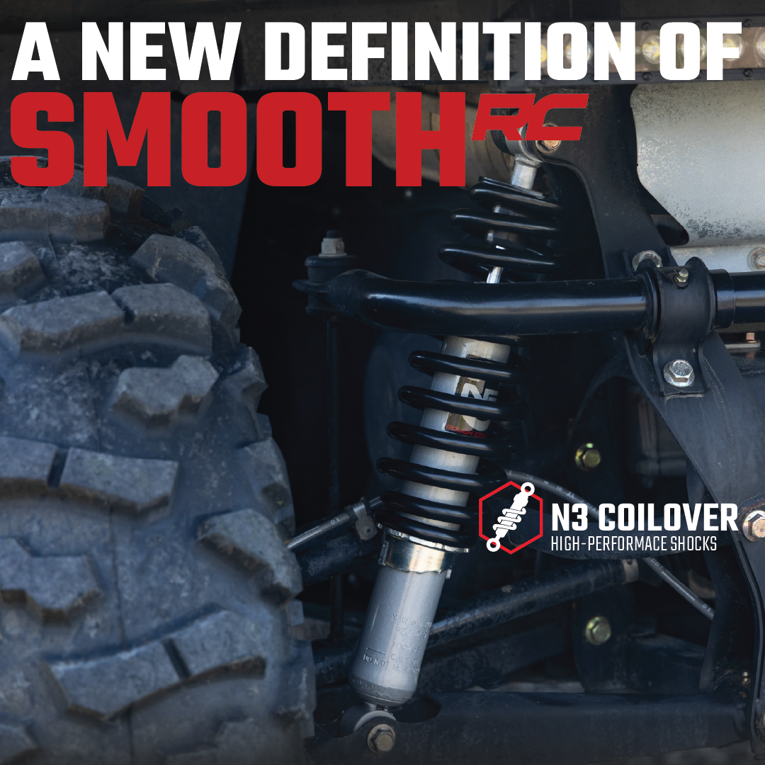 Rough Country Facebook ad: Factory UTV suspension is built for the average…