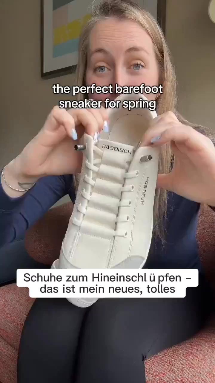 Hobibear.es Facebook ad: Weite Zehenfreiheit, barfußlaufen für mehr Komfort.