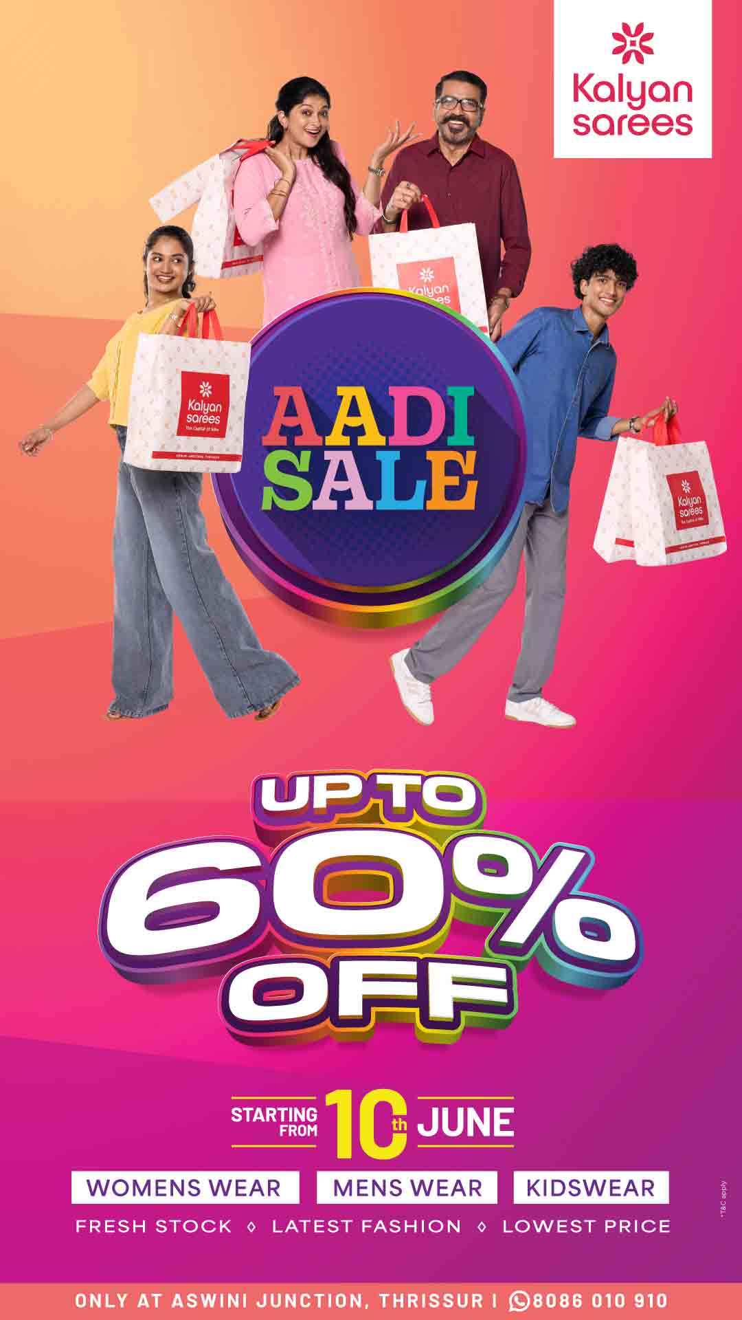 Kalyan Sarees Facebook ad from Jun 10, 2026
