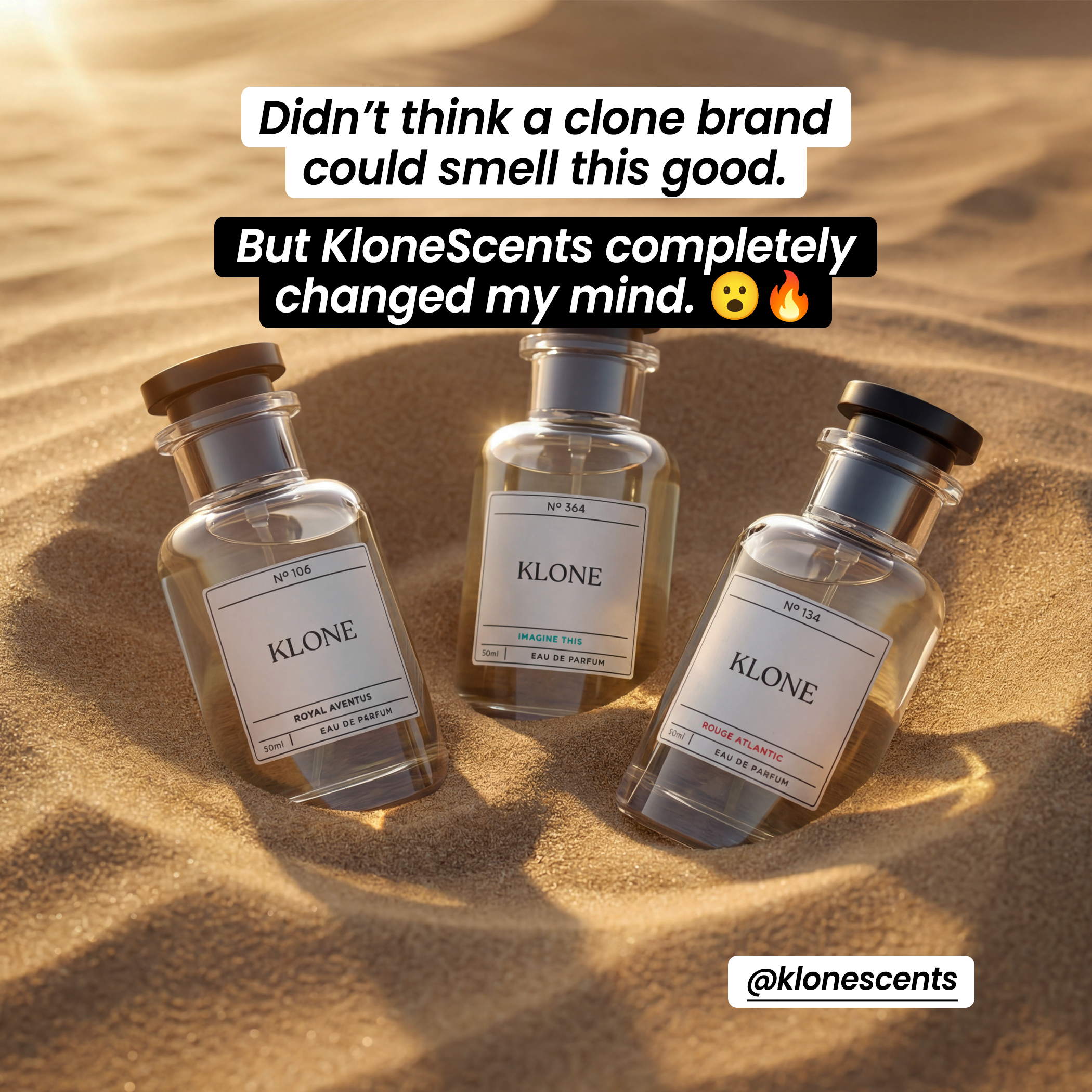 Klone Scents Facebook ad