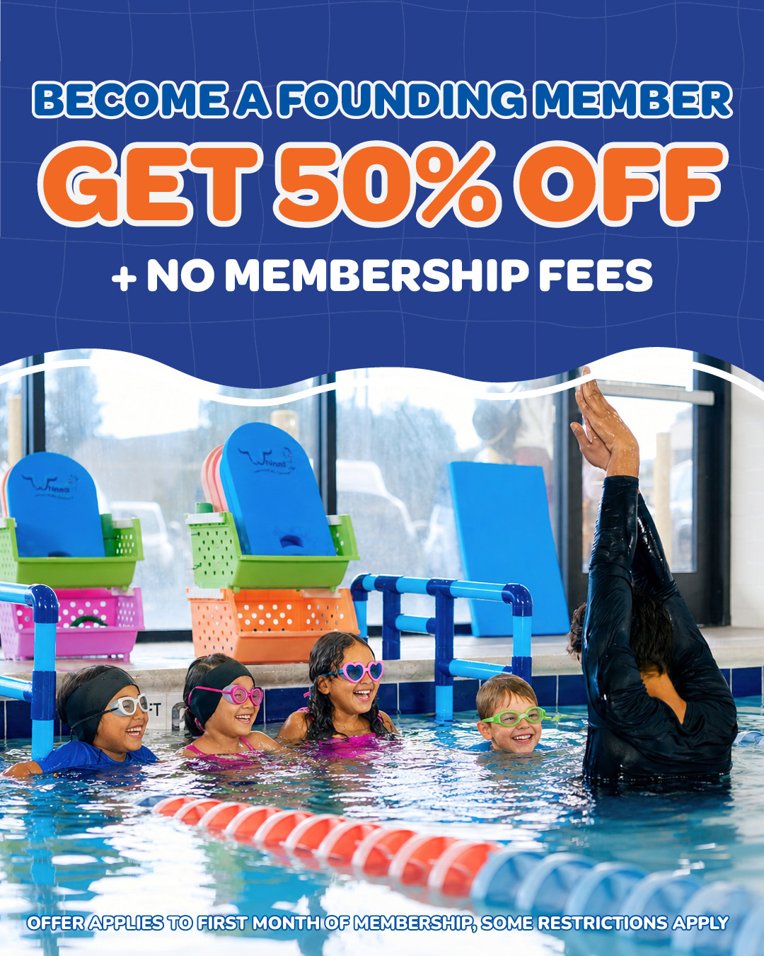 Water Wings Swim School - Mansfield / Arlington South, TX Facebook ad from Jun 16, 2026