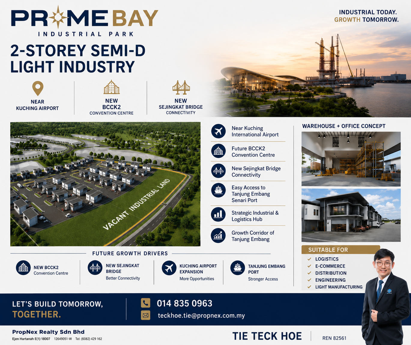 Tie Teck Hoe - Propnex Sarawak Facebook ad: Chat on Messenger