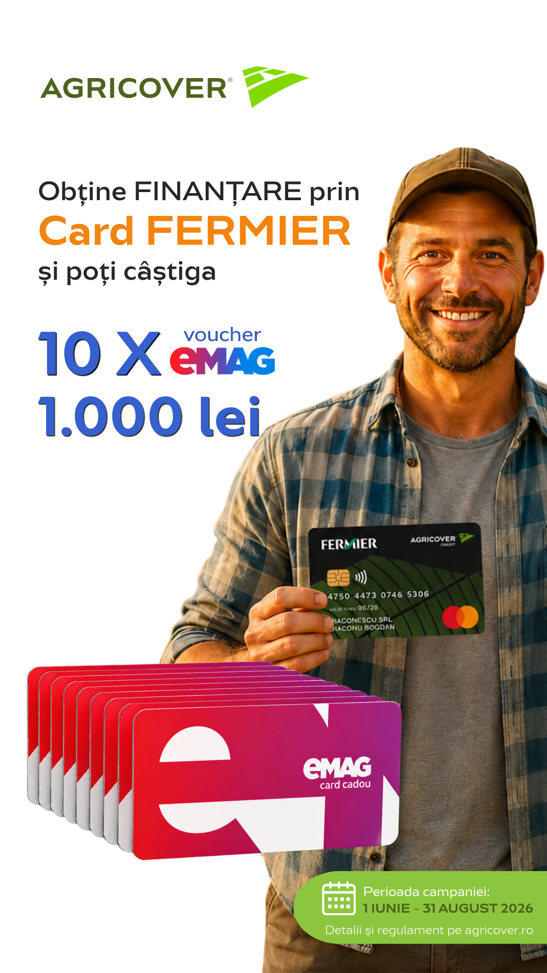 Agricover Credit IFN Facebook ad from Jun 3, 2026