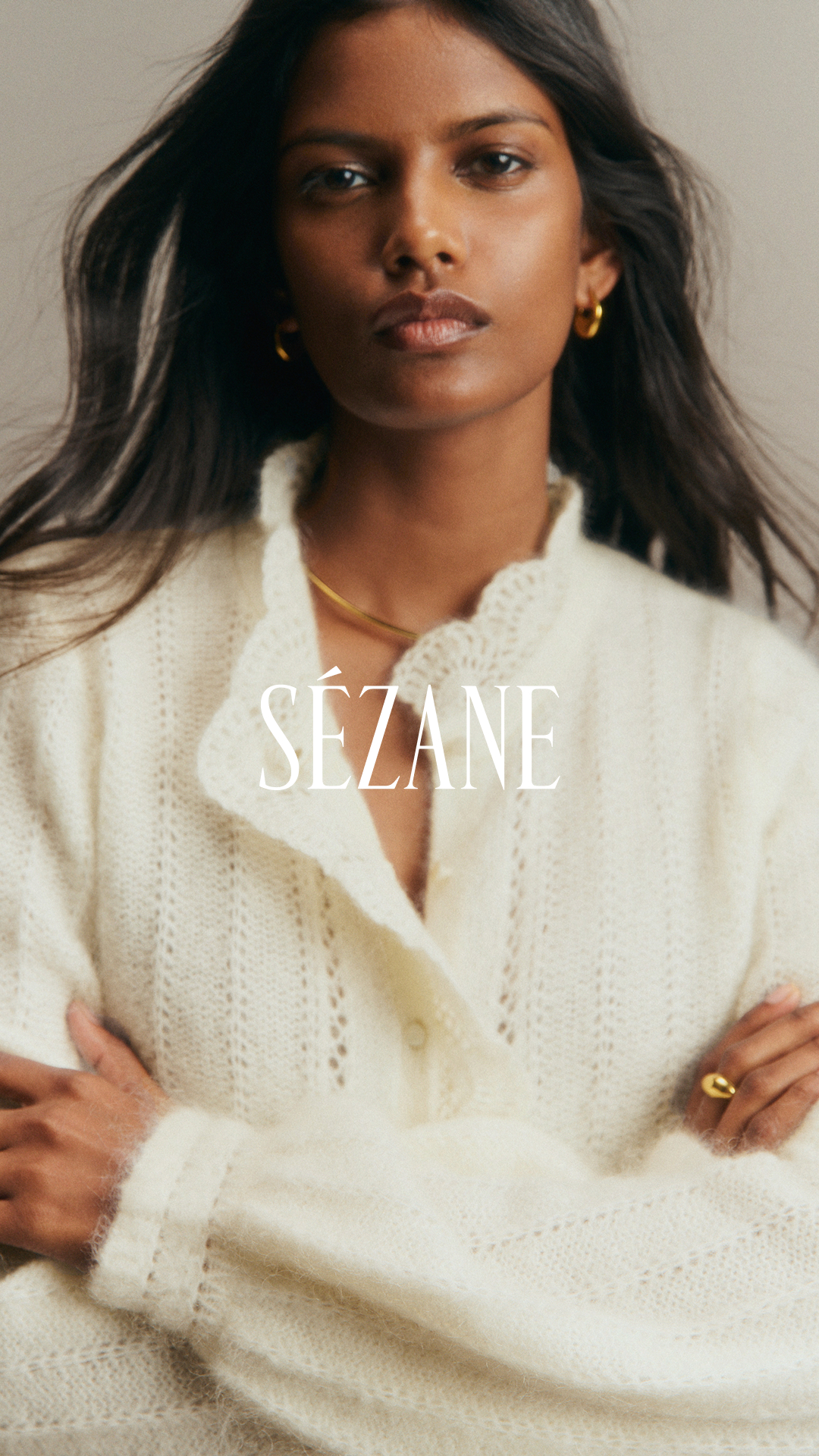 Sézane Facebook ad: Le Gilet Adeline