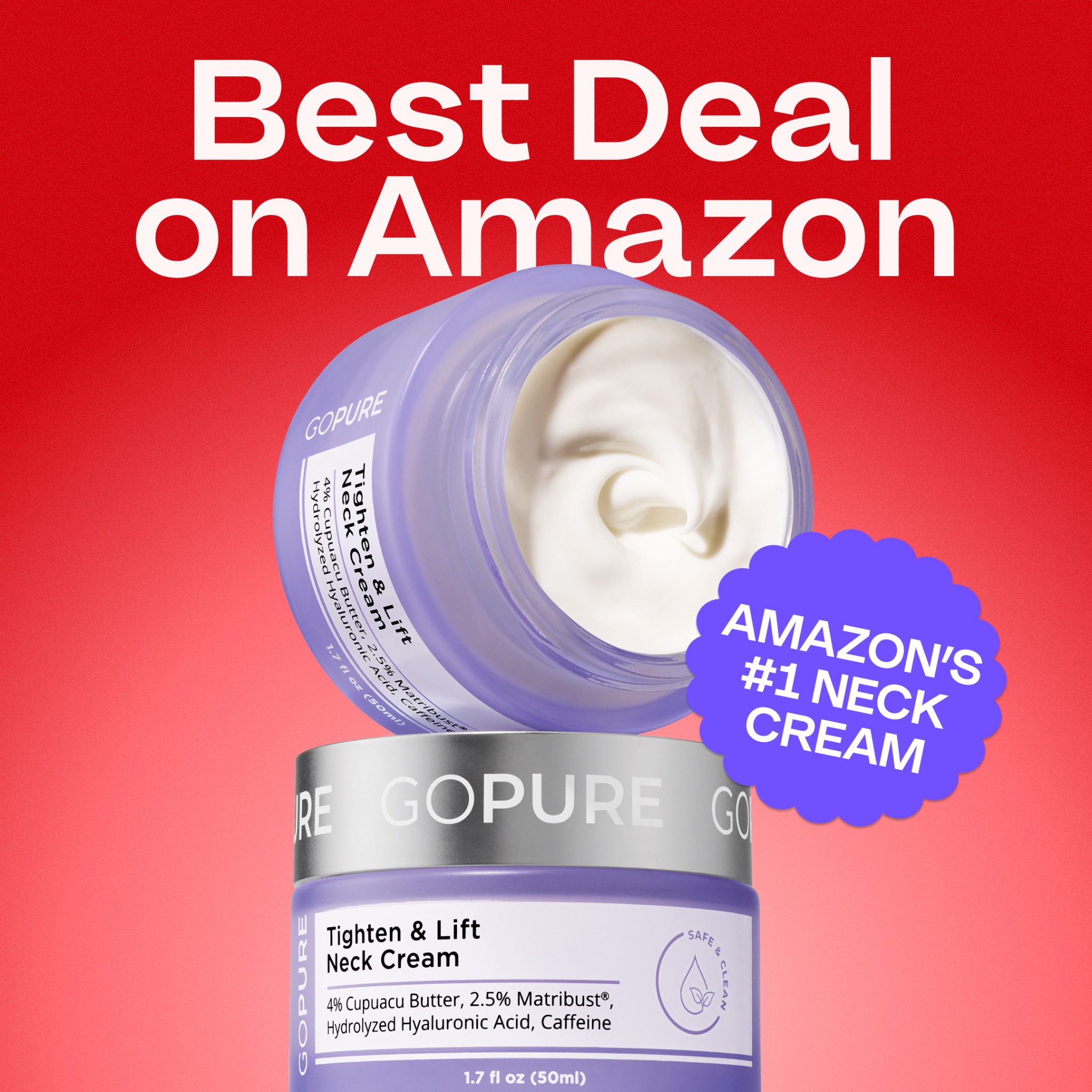 Skin Care Insider Facebook ad: #1 Neck Cream on Amazon
