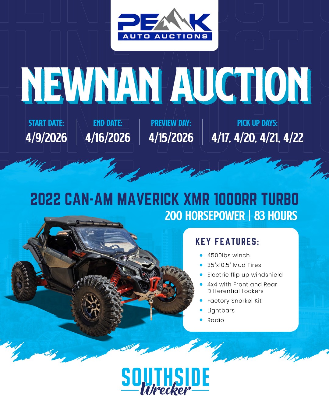 Southside Wrecker Service Facebook ad: Southside Wrecker - Newnan - Online Auction