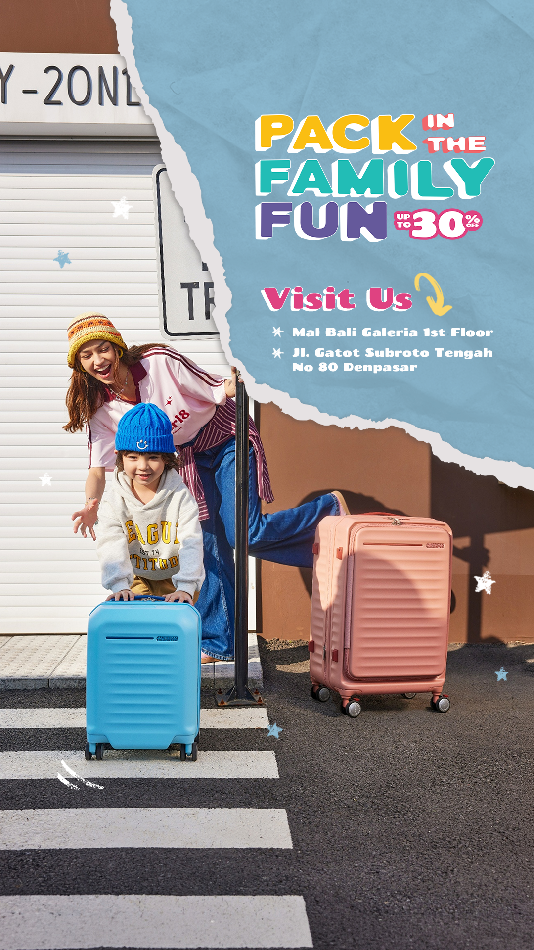 American Tourister Indonesia Facebook ad