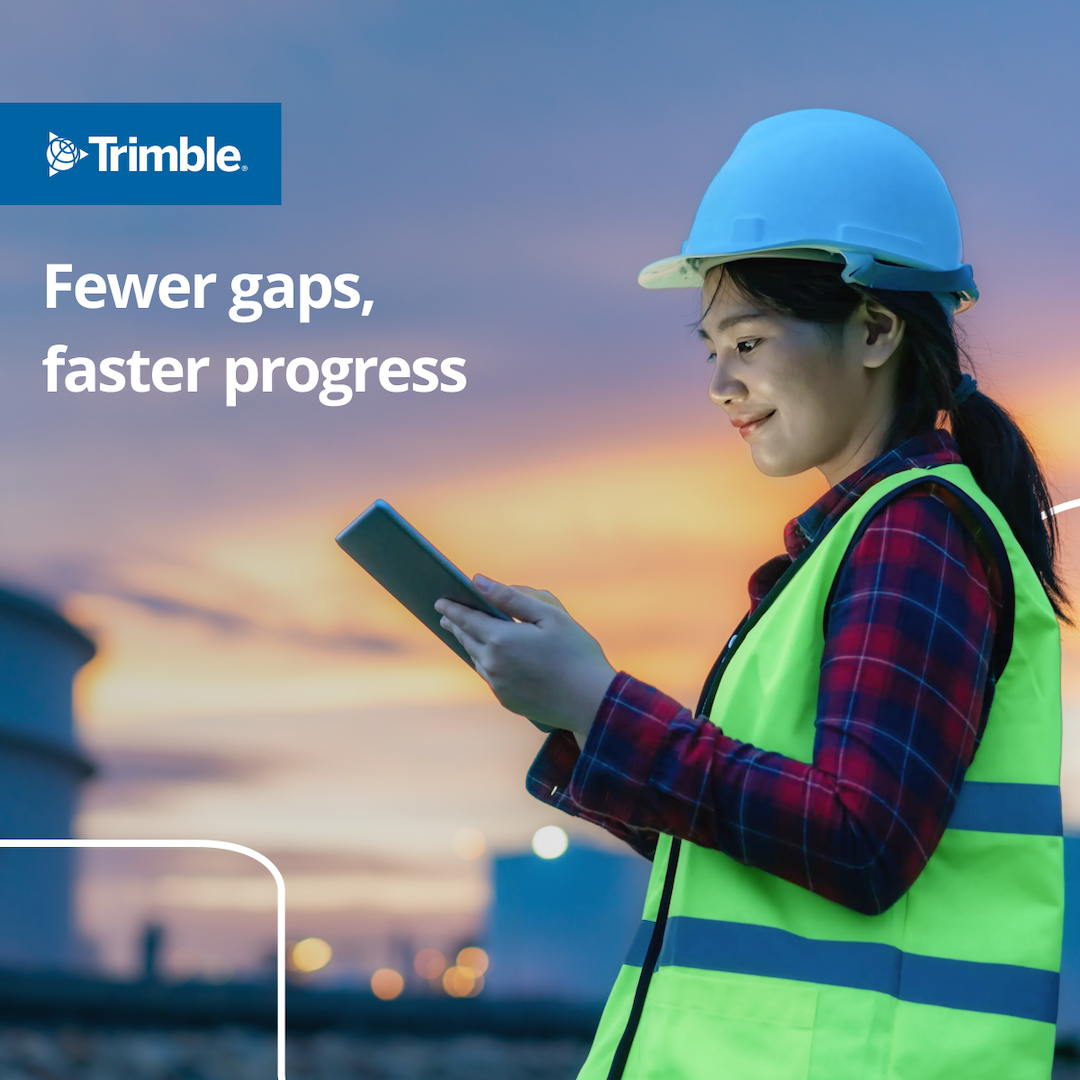 Trimble Construction Facebook ad: Standardize workflows, align office and field, and reduce…