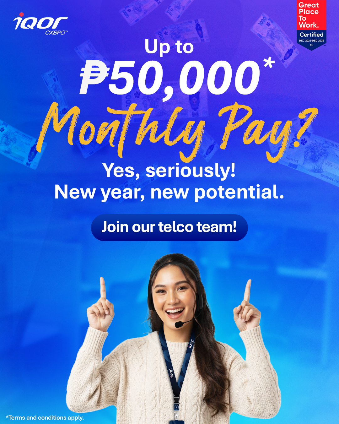iQor Philippines Facebook ad