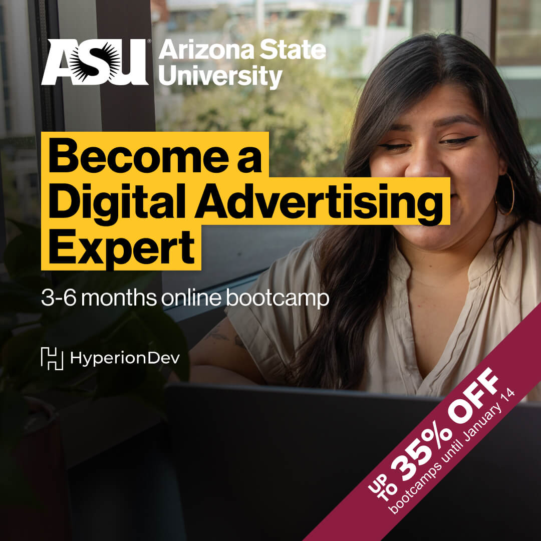 HyperionDev Facebook ad