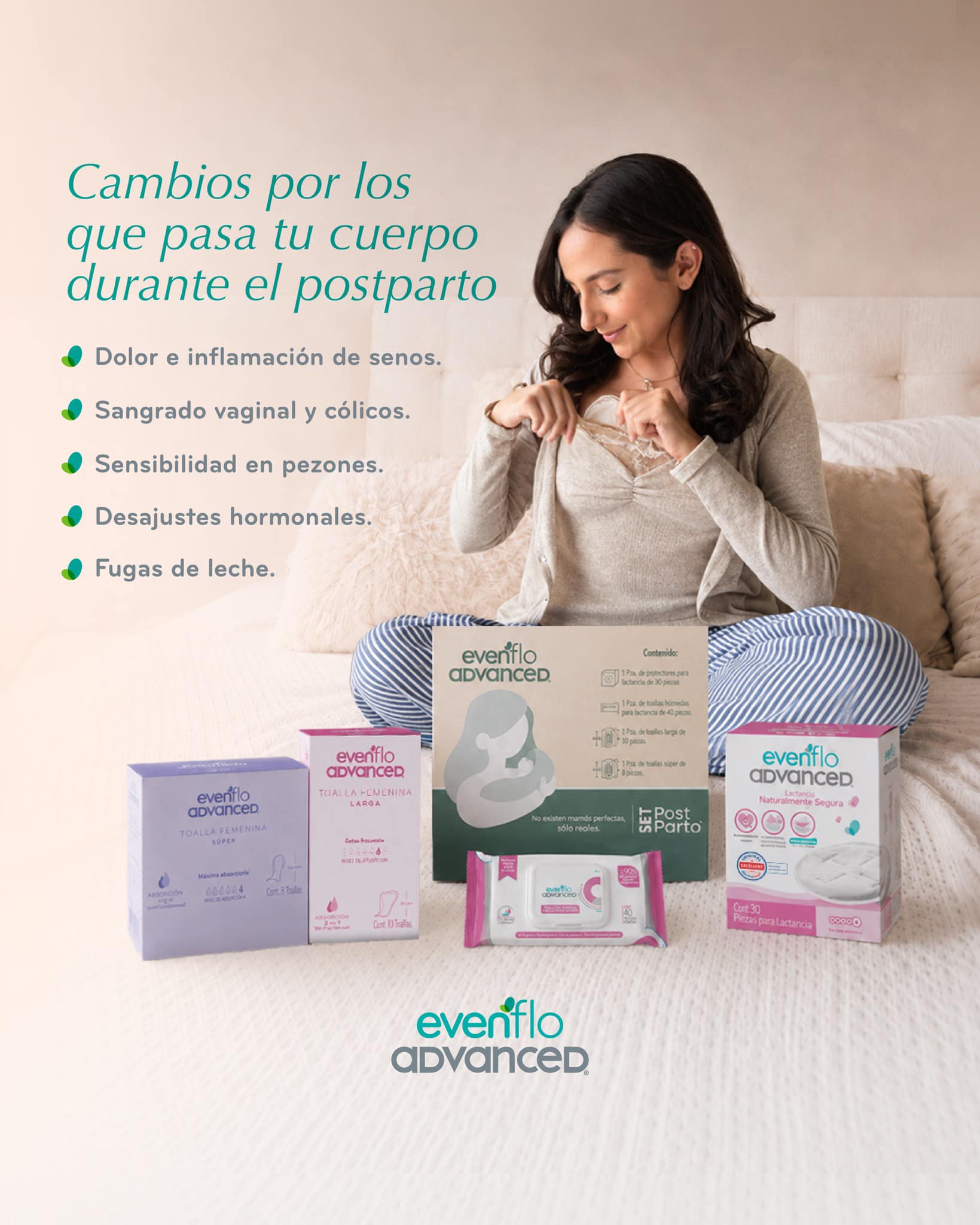 Evenflo México Facebook ad: Para esta etapa de cambios internos y externos…
