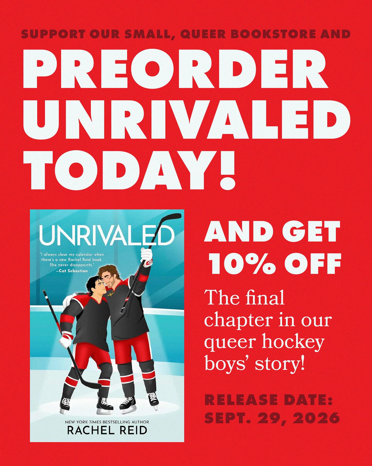 The Little Gay Shop Facebook ad: Unrivaled - PREORDER