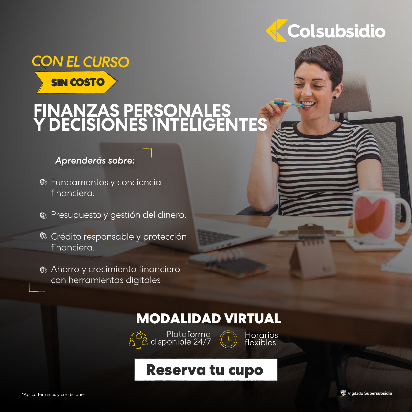 Colsubsidio Facebook ad: Finanzas personales IA