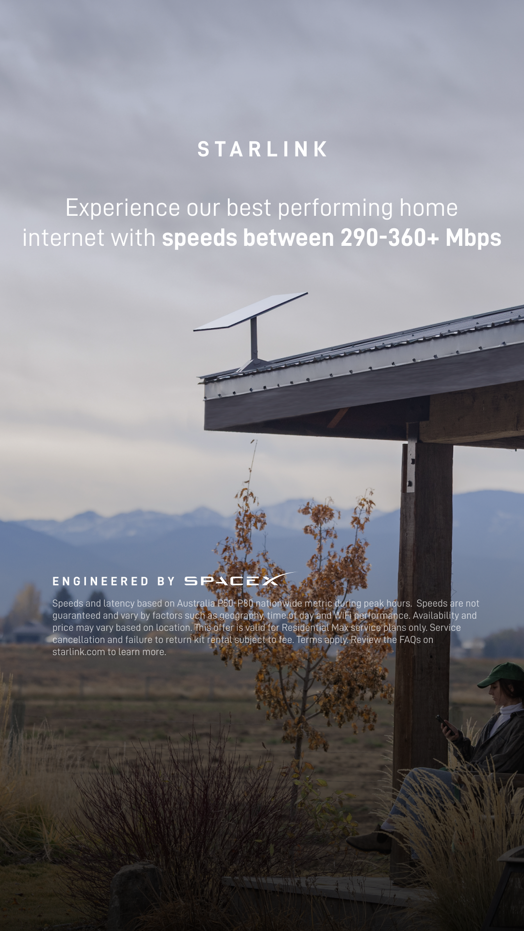 Starlink Facebook ad