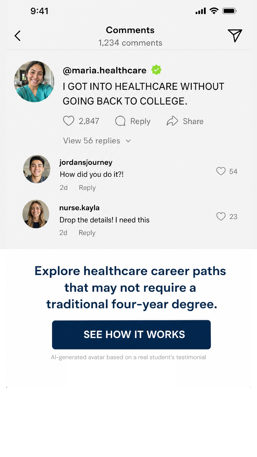 Stepful Facebook ad