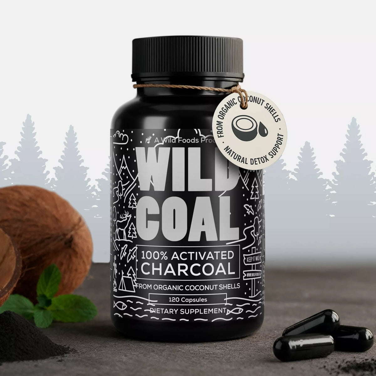 Wild Foods Facebook ad: 10,000+ five-star reviews.