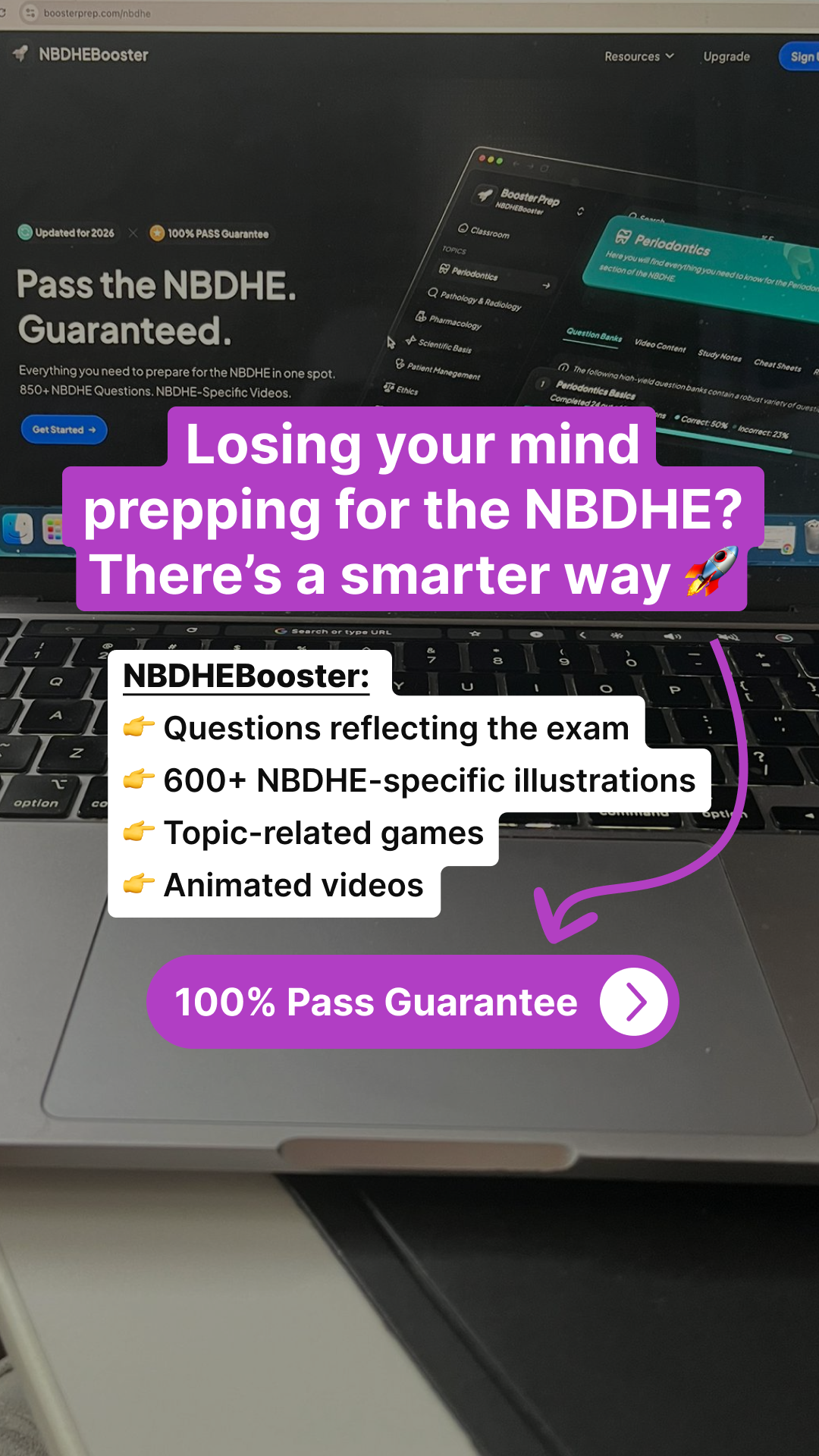 NBDHE Booster Facebook ad from Jul 27, 2026
