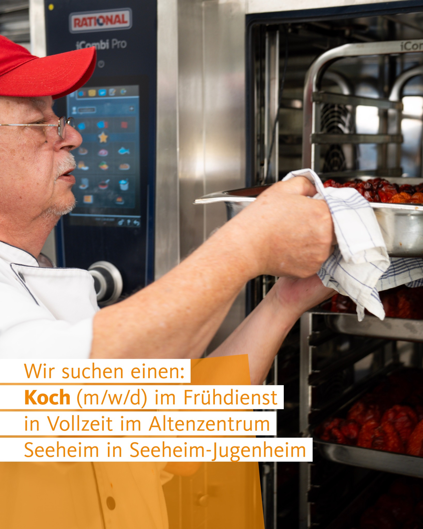 Mission Leben Facebook ad: Stellenangebot Koch (m/w/d), Frühdienst / planbare…