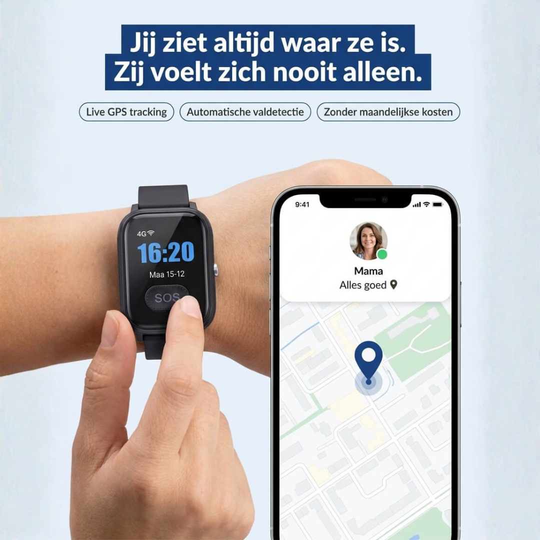 KUUS. Facebook ad: KUUS Alarmhorloges voor ouderen