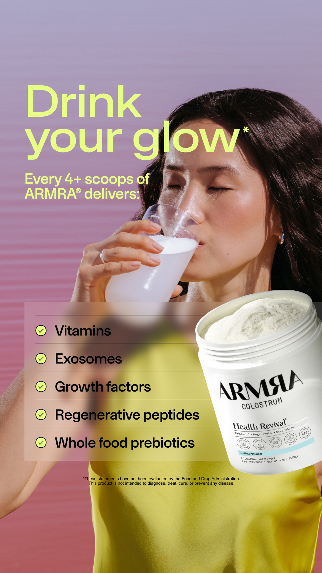 ARMRA Facebook ad