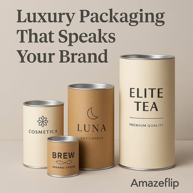 Amazeflip Facebook ad: Amazeflip, మీ బ్రాండ్కు ప్రీమియం ప్యాకేజింగ్ పరిష్కారం