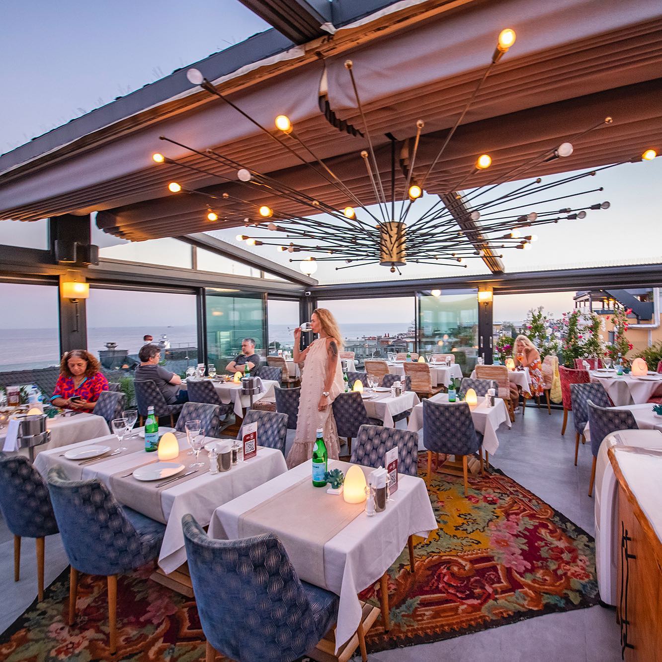 Tria Elegance Terrace Restaurant Facebook ad: Tria Terrace Restaurant - three delights in one.