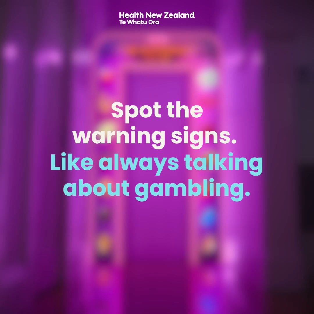 Safer Gambling Aotearoa Facebook ad: Help stop gambling harm