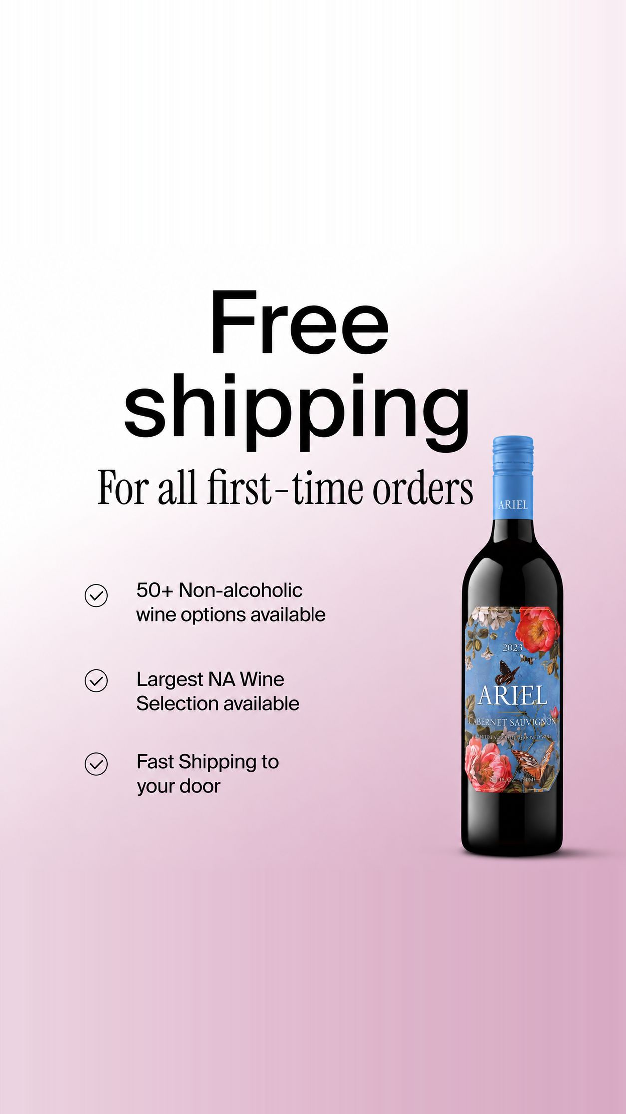 Non Alcoholic Wines Facebook ad