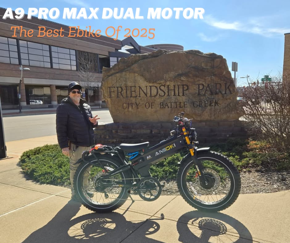 Aniioki Facebook ad: The Best Dual Motor Electric Bike for 2025 - Don't Miss Out.