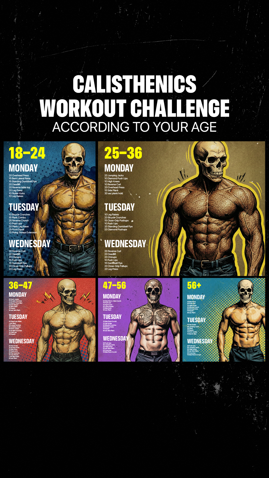 28 Day Challenge - Calisthenics Facebook ad