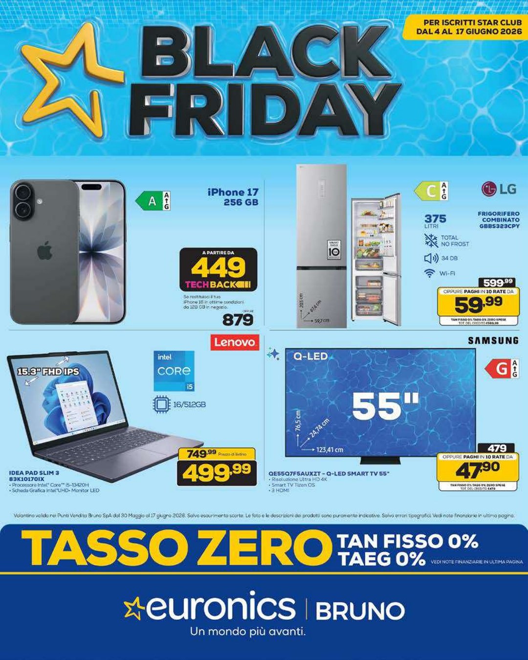 Euronics - Gela Facebook ad: BLACK FRIDAY Euronics, d'estate?