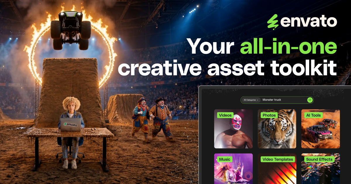 Envato Facebook ad