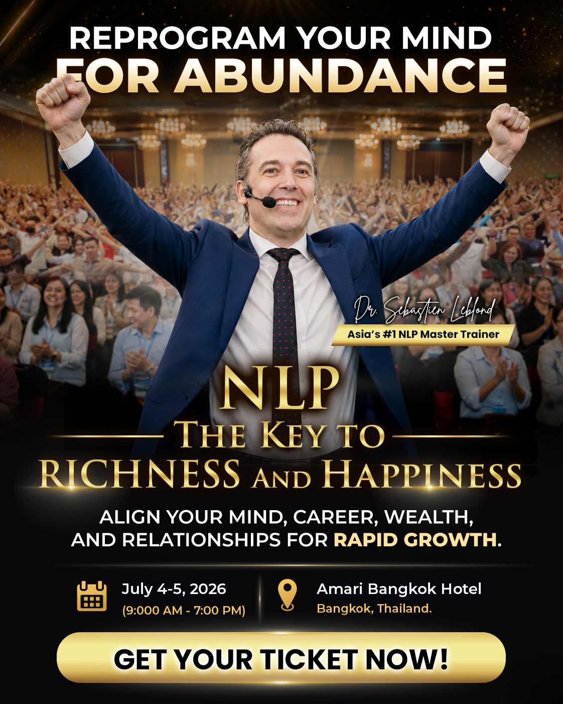 NLP Top Coach Bangkok Thailand Facebook ad