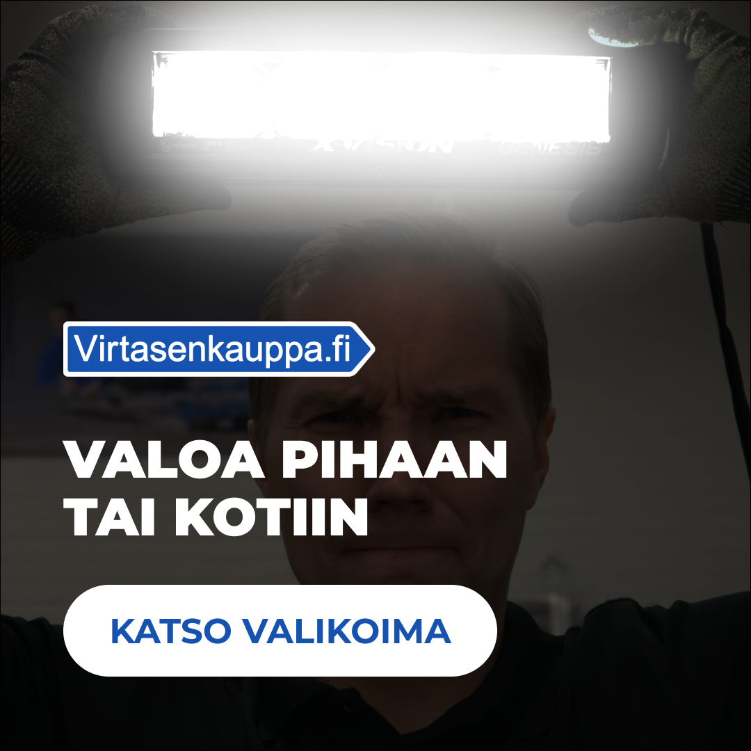 Virtasenkauppa.fi Facebook ad: Kodin piha ja valaistus | Tutustu »