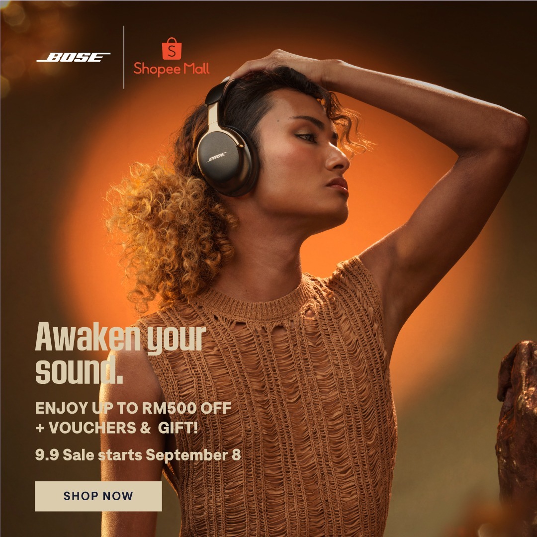 Bose by Futureworld MY Facebook ad: 9.9 IS THE TIME TO UPGRADE YOUR SOUND.