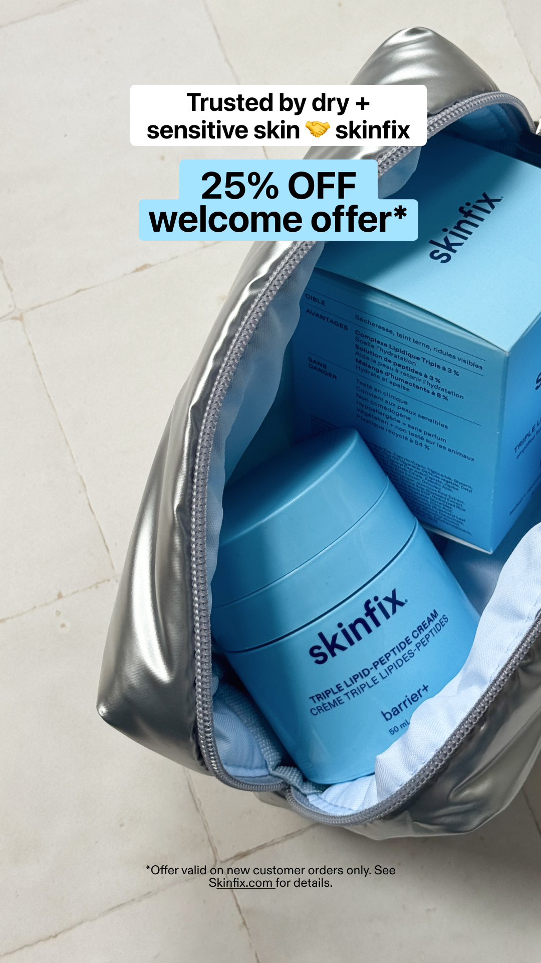 Skinfix Inc. Facebook ad