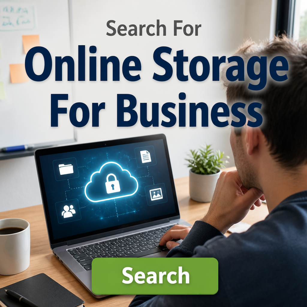 ClorisAlyse Facebook ad: Search for Online Storage For Business