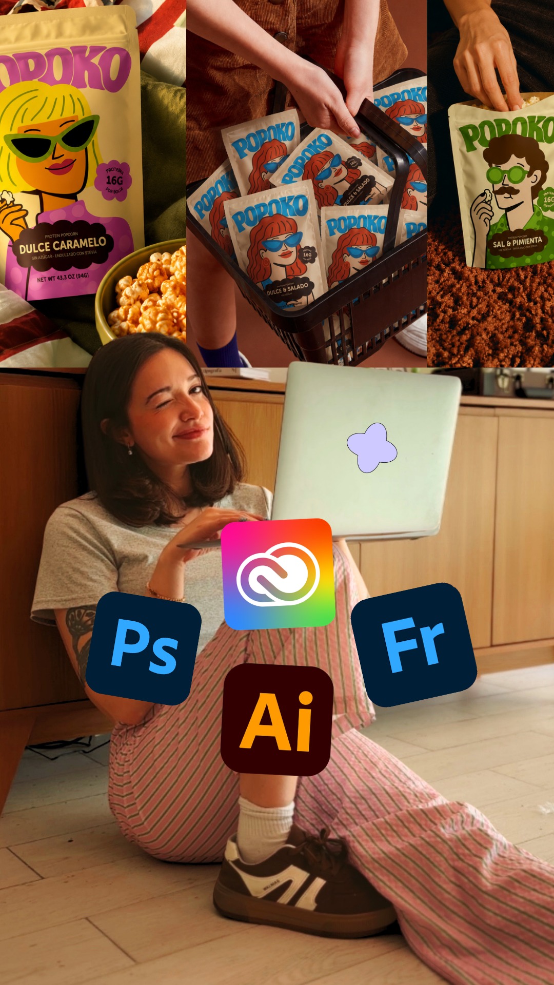 Adobe Latinoamerica Facebook ad: ¿Cuántas veces te quedaste mirando la pantalla en…
