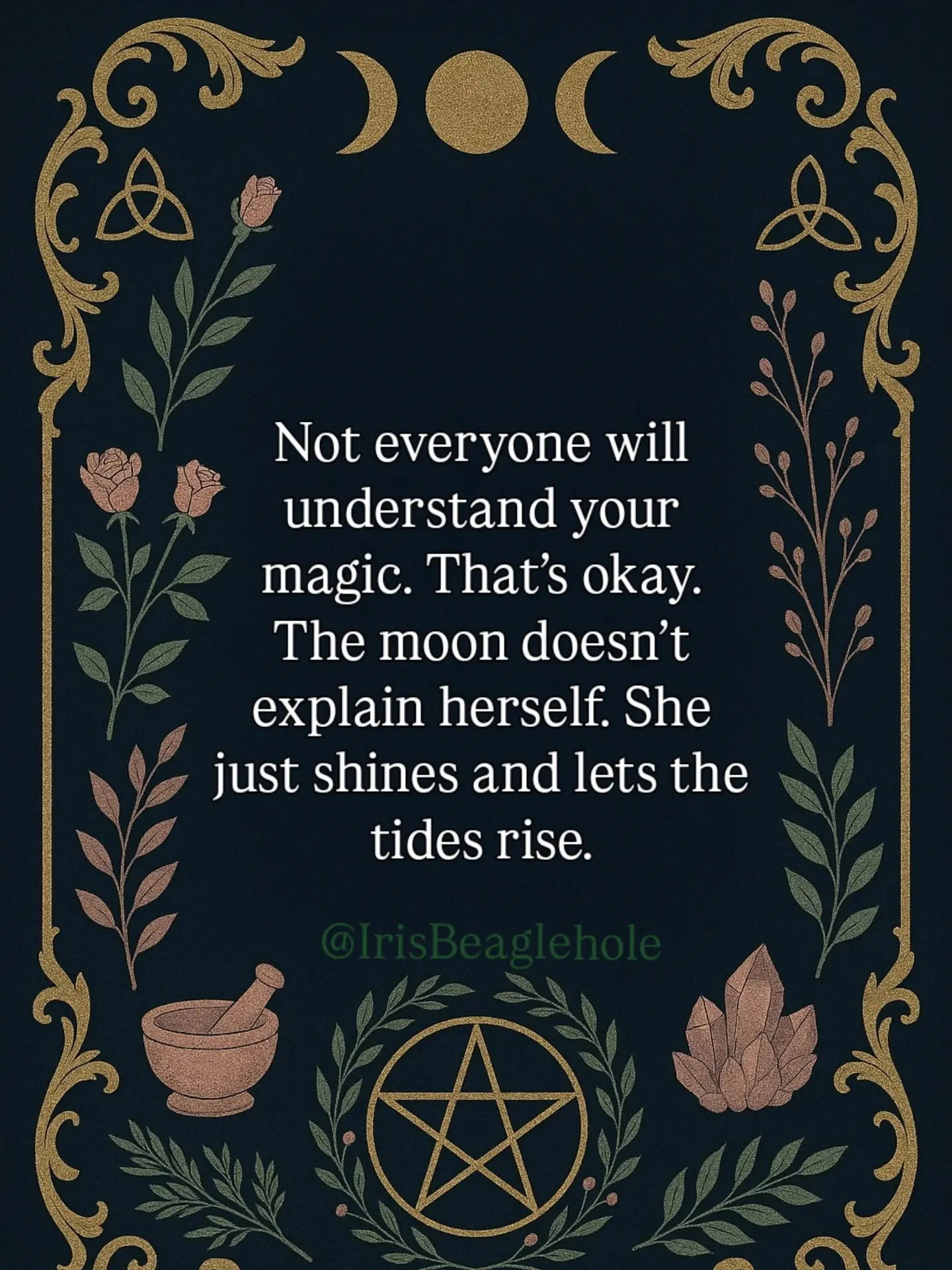 Iris Beaglehole - witchy mystery books Facebook ad