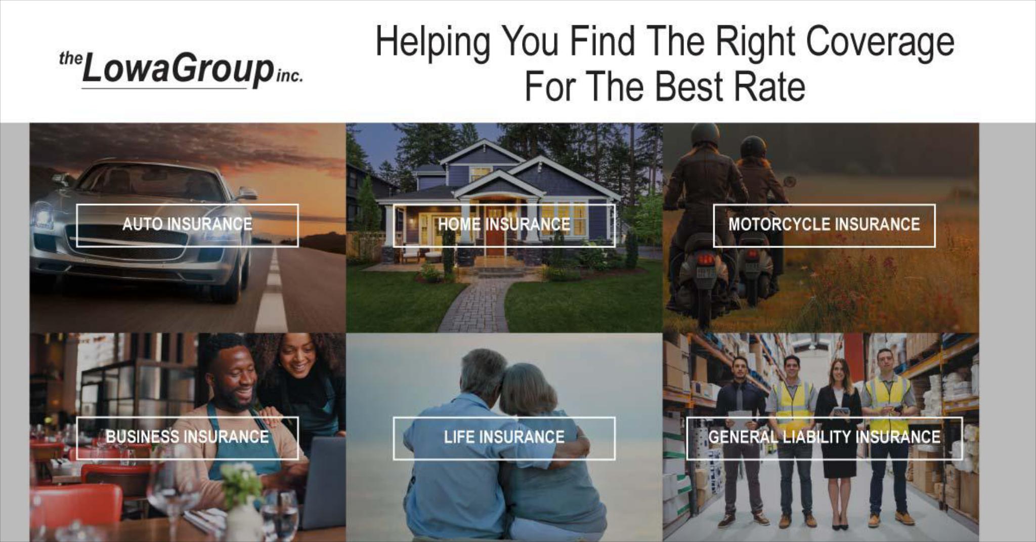 The Lowa Group, Inc. Insurance Facebook ad: Click to Learn More