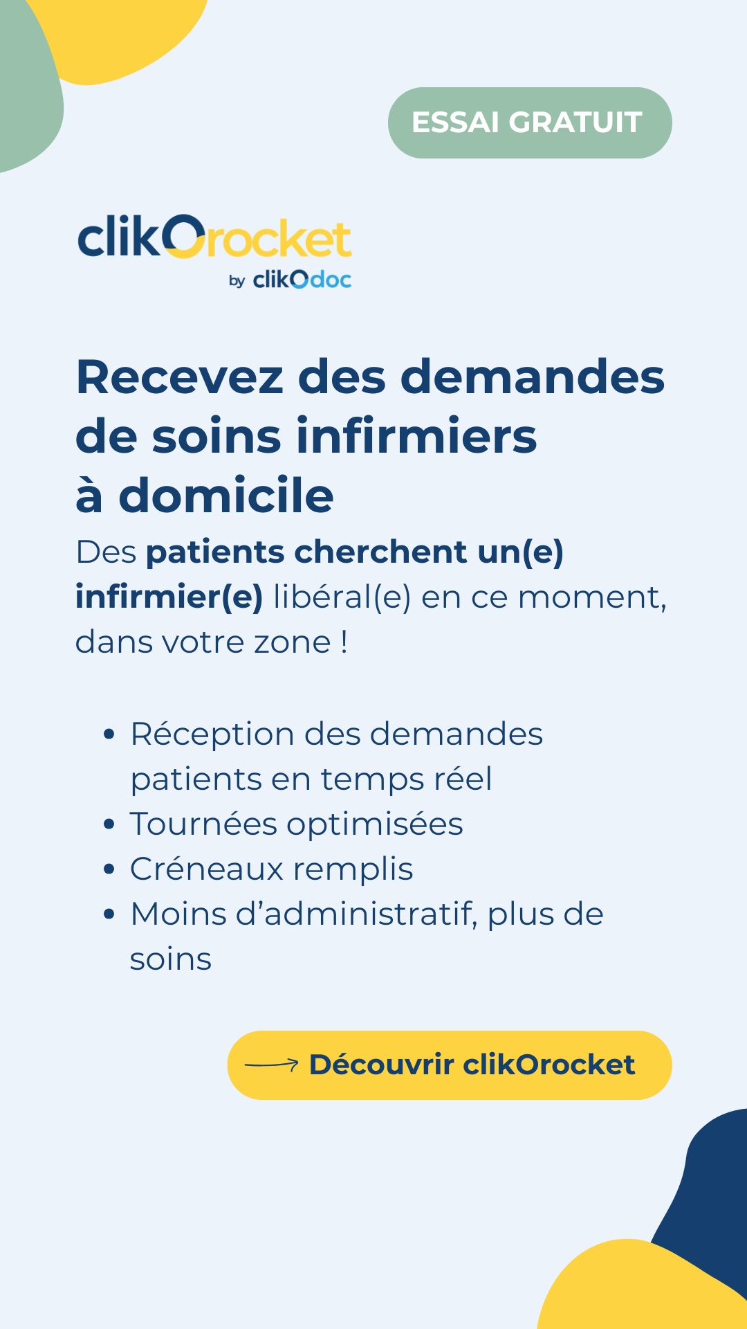 clikOdoc Facebook ad from May 19, 2026