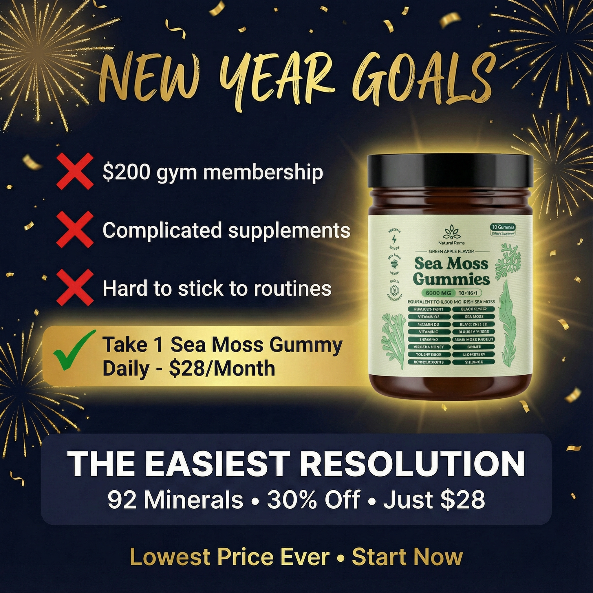 Natural Rems Facebook ad