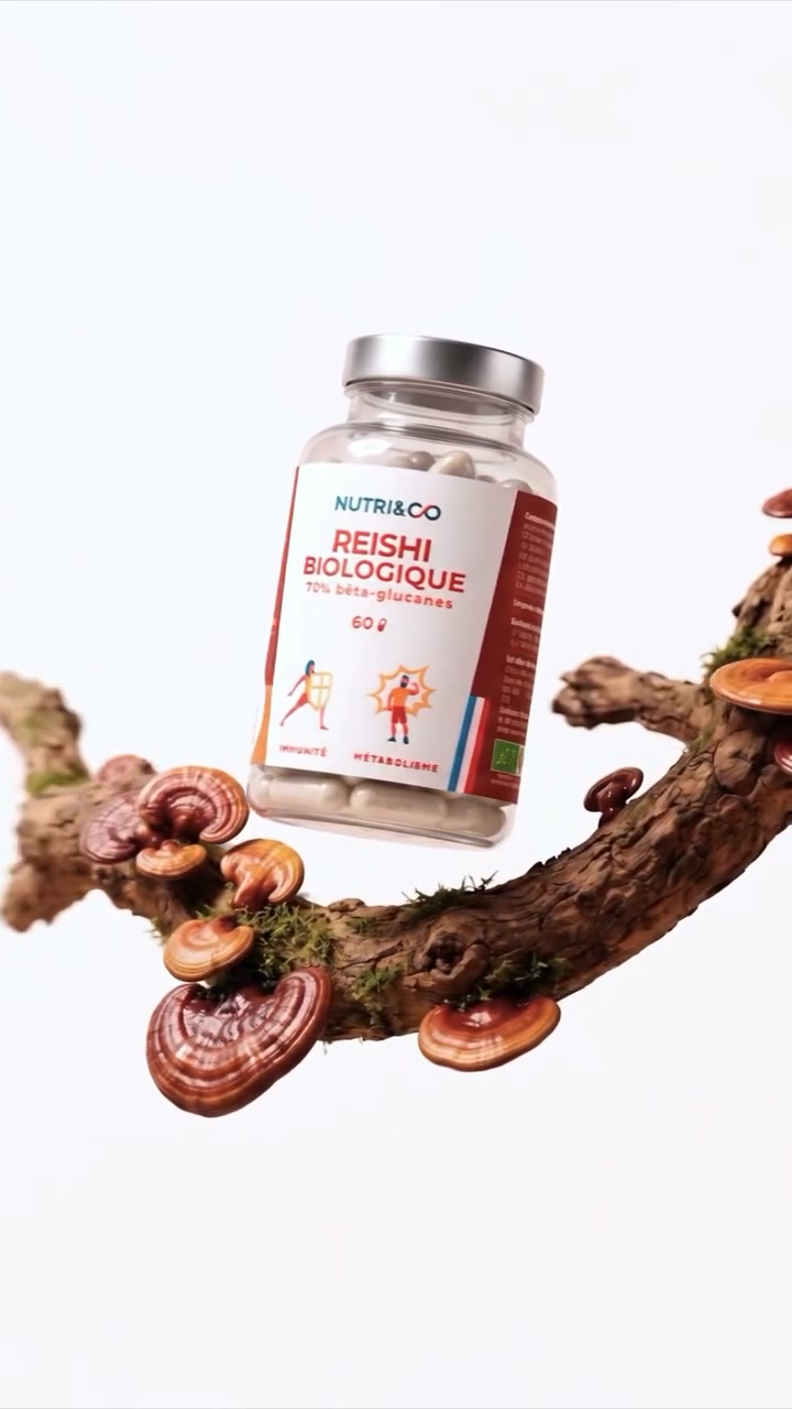 Nutri&Co Facebook ad: Le pouvoir des champignons adaptogènes